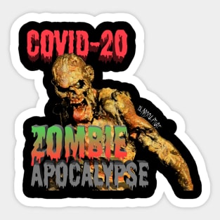 Covid-20 Zombie Apocalypse Sticker